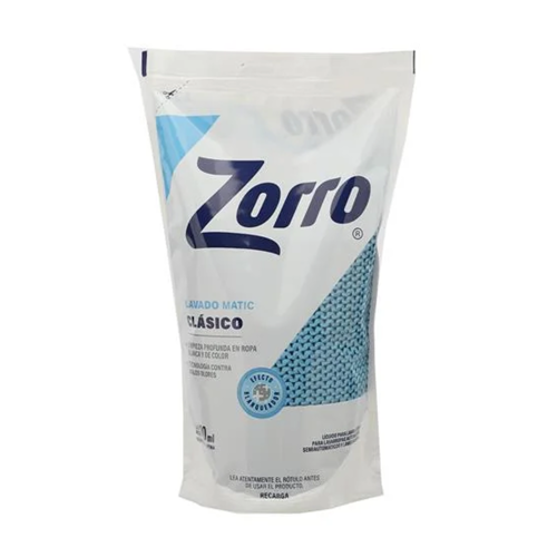 Jabón Liquido Ropa Zorro matic clasico