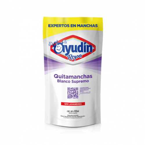 Quitamancha AYUDIN Ropa Blanca