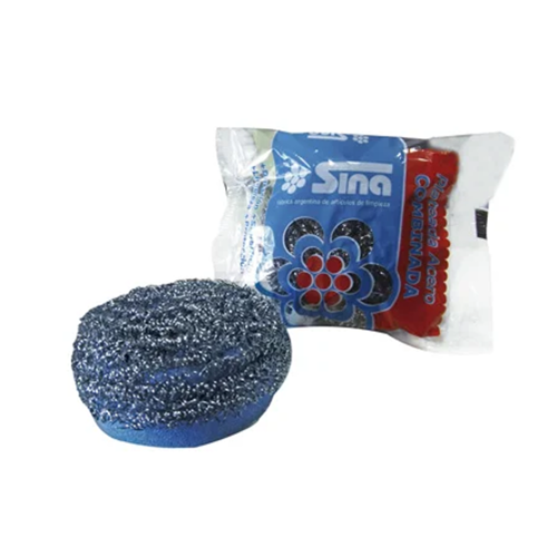 Esponja SINA combinada plateada