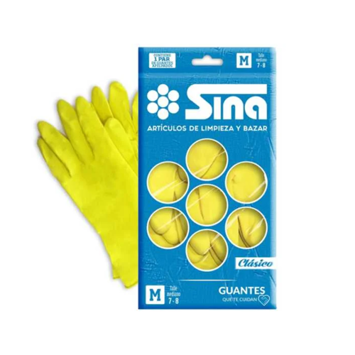 Guantes SINA amarillos M