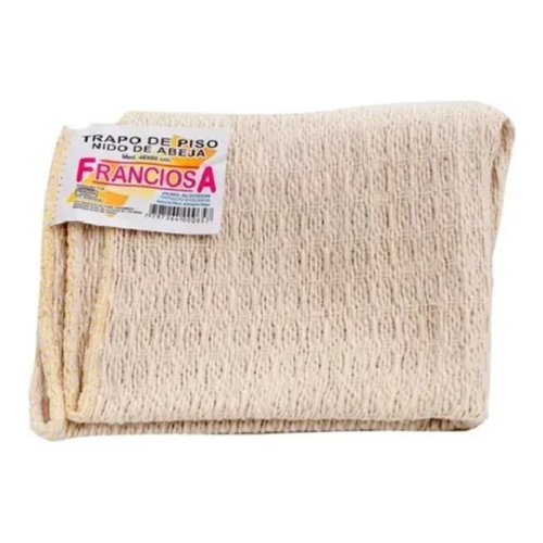 Trapo de Pisos SINA nido abeja Blanco/Gris