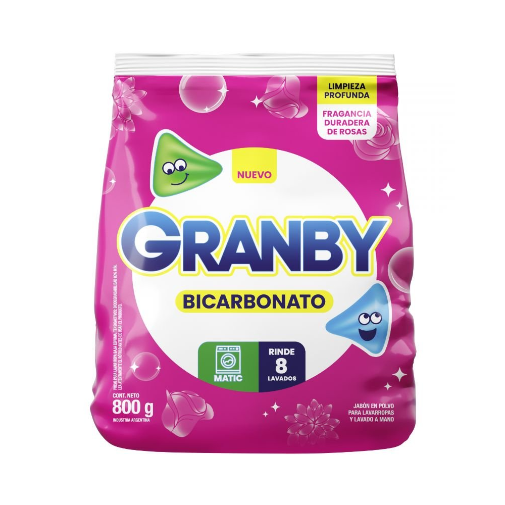 Imagen de GRAMBY Matic Rosas con bicarbonato